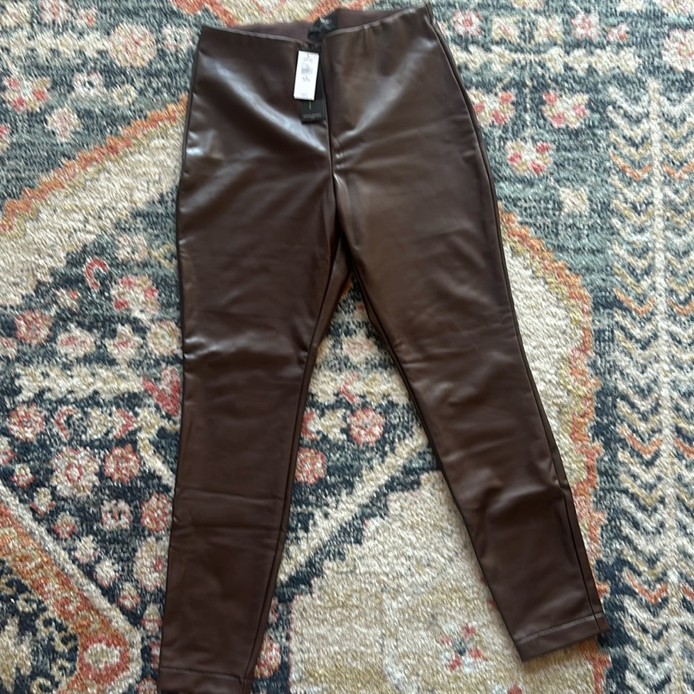 Banana Republic vegan leather leggings
